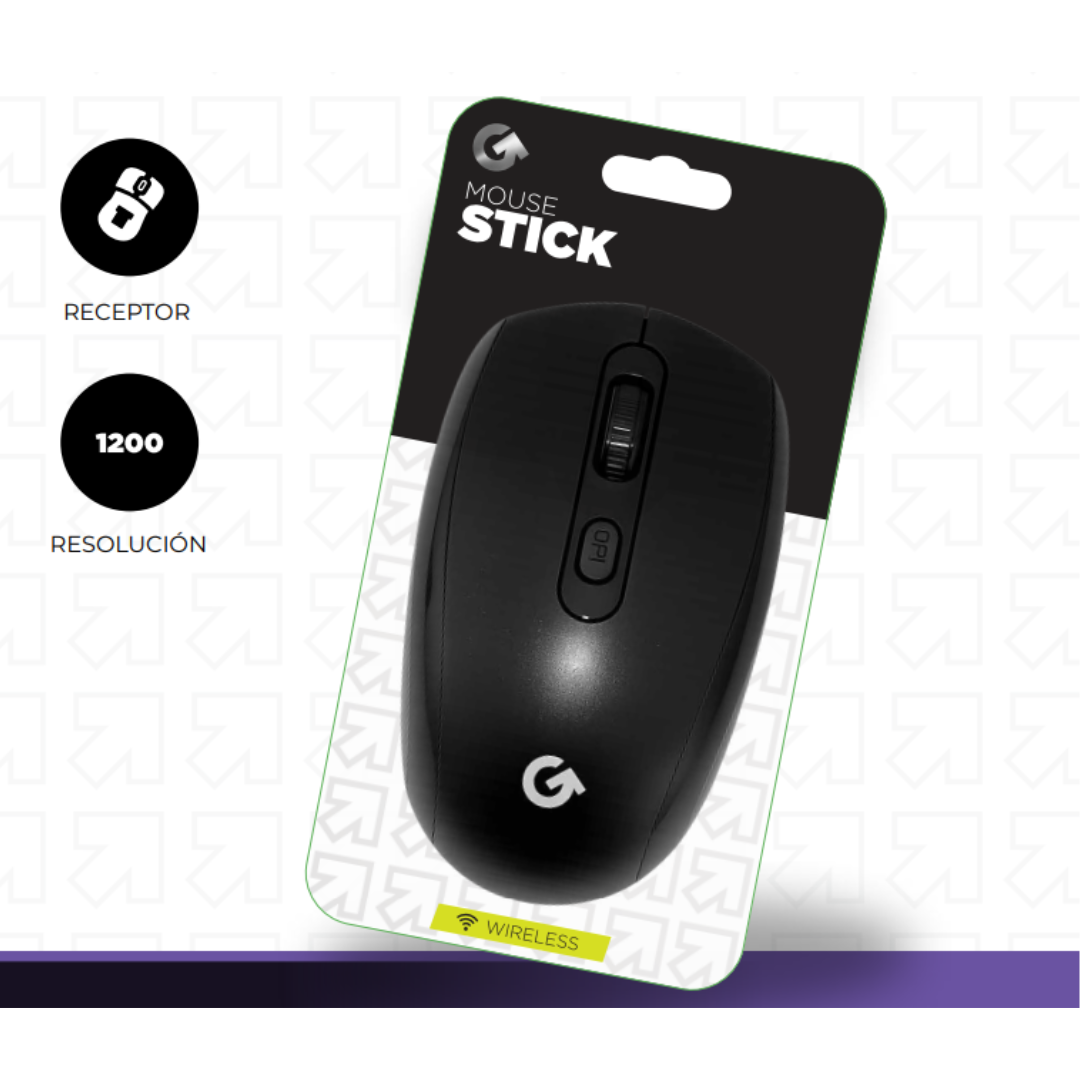 MOUSE INALAMBRICO OFFICE STICK-BLANCO