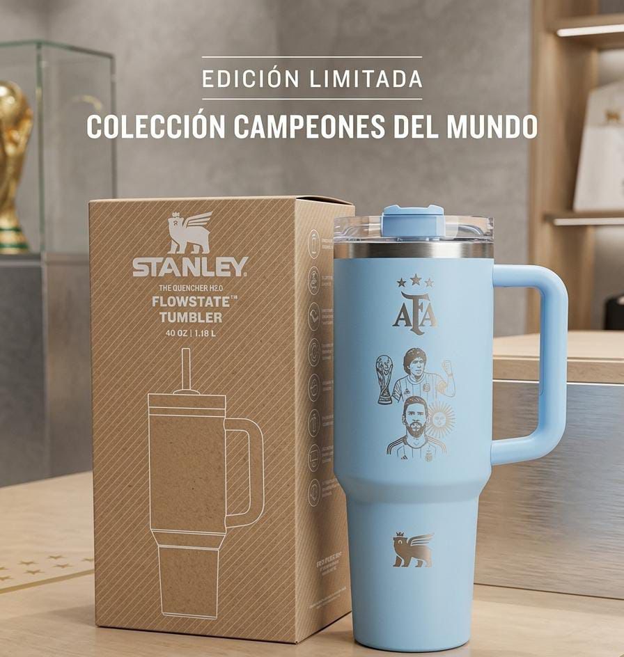 Jarro Térmico Quencher 1200ml Campeones del Mundo