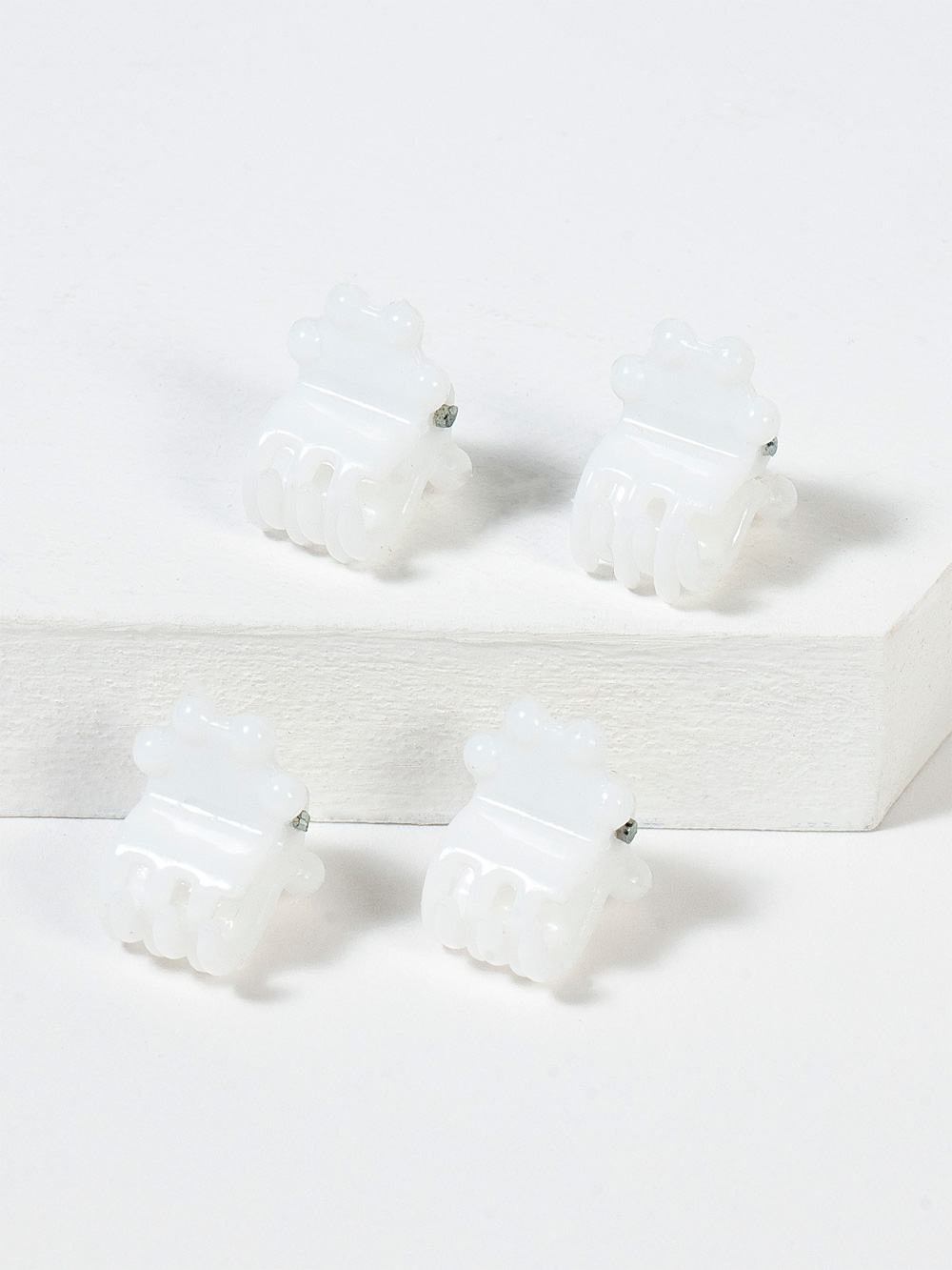 Pinza mini con circulos x 4 unidades