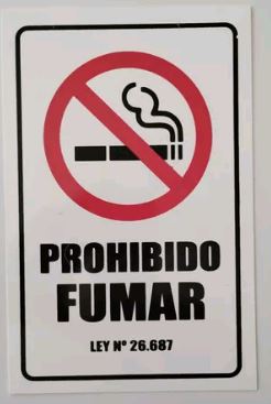 ALTO IMPACTO PROHIBIDO FUMAR