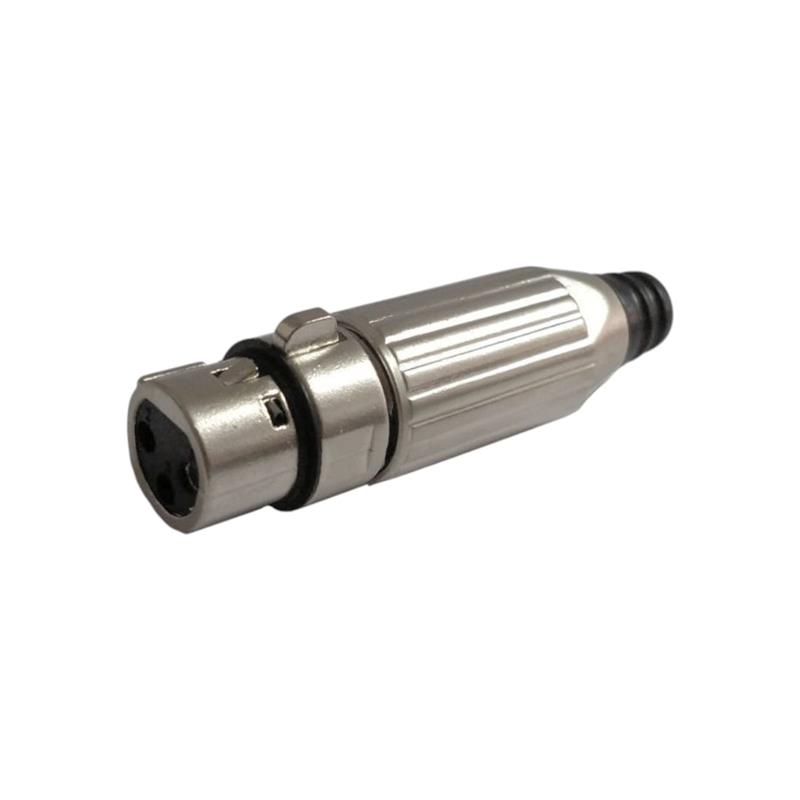 AC3H-CONECTOR CANON XLR DE 3 CONTACTOS A CABLE HEMBRA