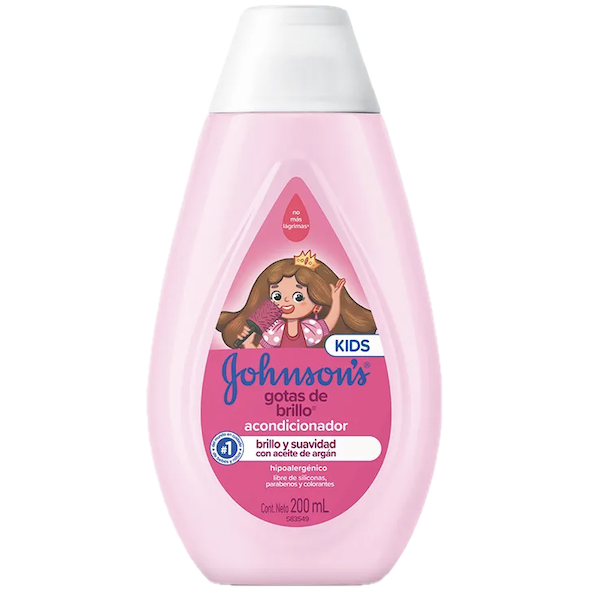 Acondicionador kids 200ml gotas de brillo Johnson (12)