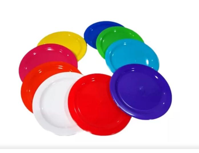 platillo plasticos 17 cm fantasia / color  50u