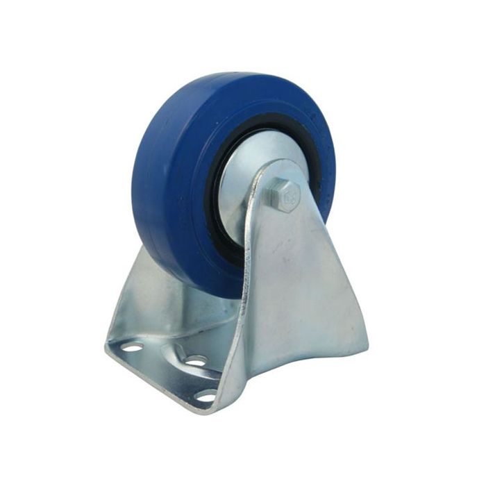 W097580-RUEDA AZUL FIJA 80 MM