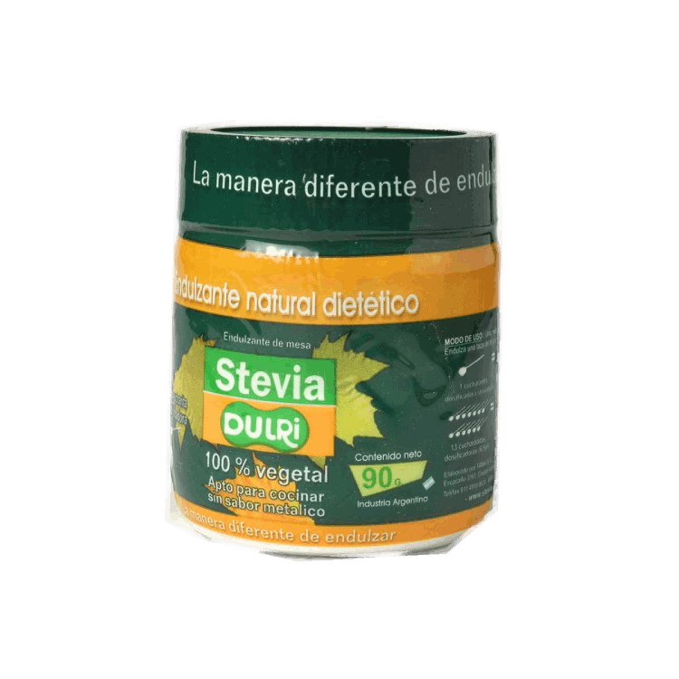STEVIA EDULCORANTE NATURAL EN BOTE X 90 GRS DULRI