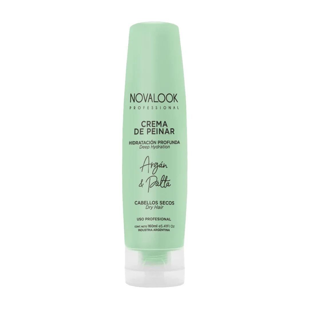 crema de peinar con argan y palta 160ml novalook