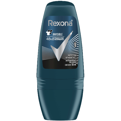 Desodorante men roll on 50ml invisible Rexona (12)