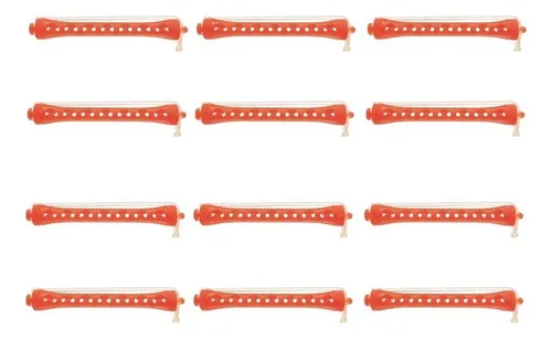 Bigudies Plásticos Rulos Rizos Pelo Nº 4 Peluquería x100u