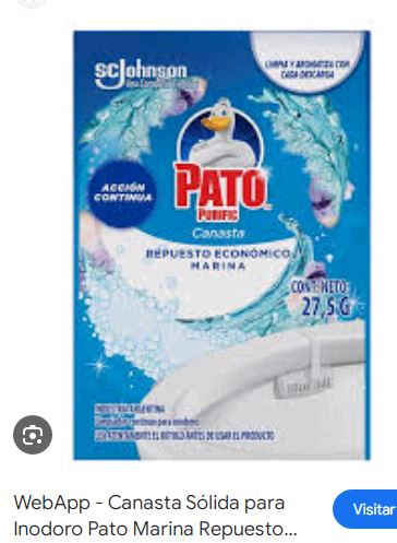 Canasta pato solida marina repuesto 27.5 gr