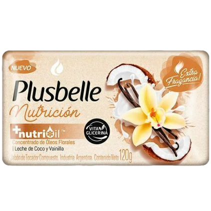 Jabon tocador 120g nutricion Plusbelle (81)