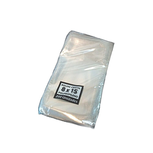 BOLSA POLIPROPILENO 8X15 (200U)