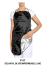 delantal silver con bolsillo