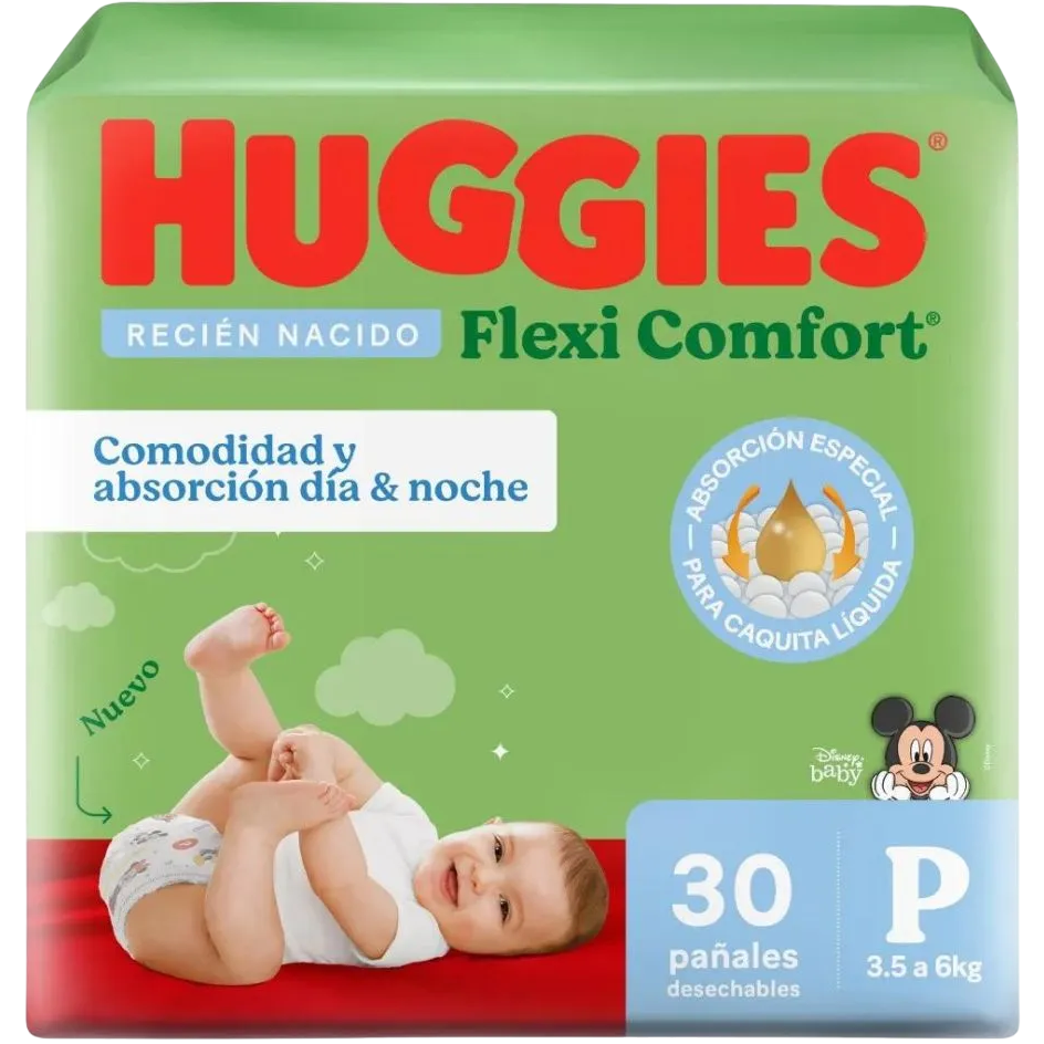 Pañal baby P 30u flexi comfort Huggies (6)
