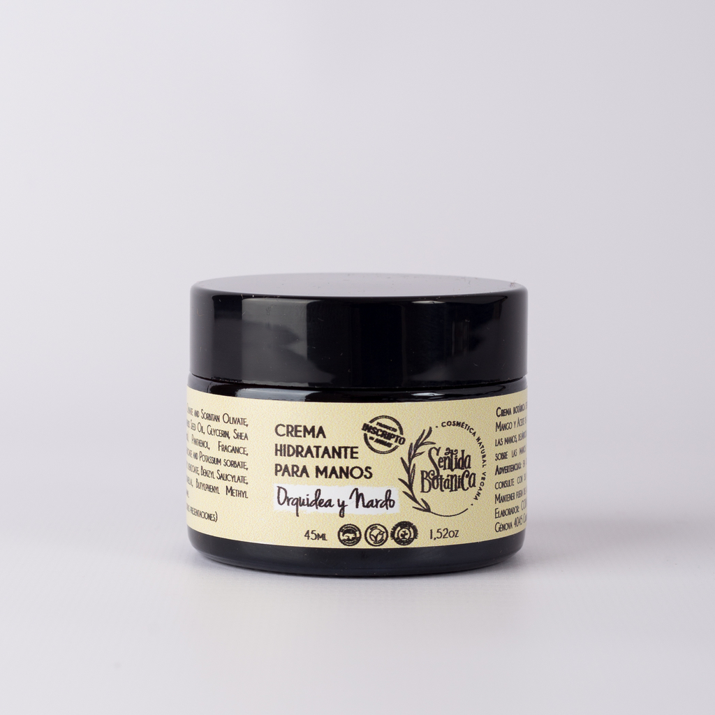 CREMA DE MANOS ORQUIDEA Y NARDOS x60ml SENTIDA BOTANICA