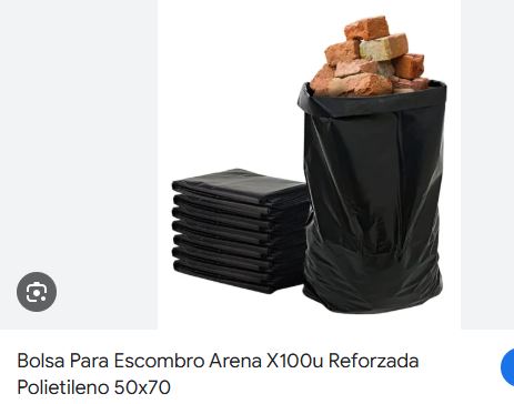 BOLSA ESCOMBRO 50X70 BIO BAG 10u