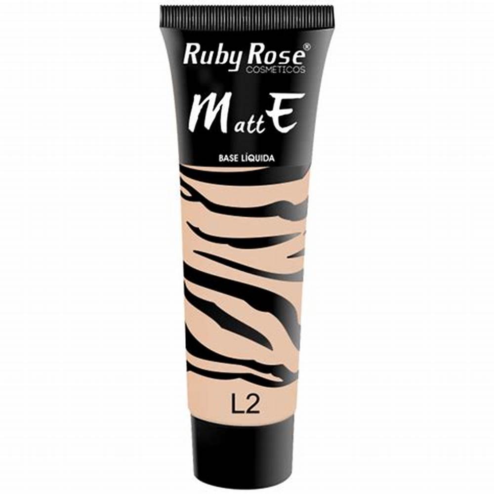 Base Ruby Rose Matte Alta Cobertura L2