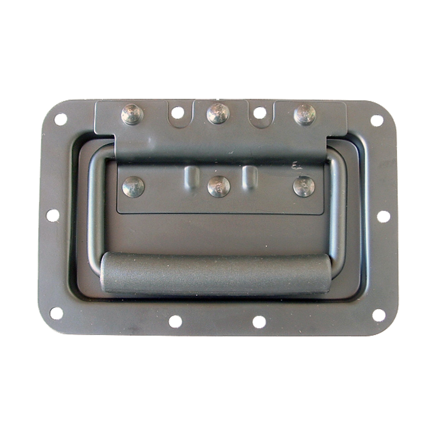 M107 MANIJA RETRACTIL DE EMBUTIR NEGRA