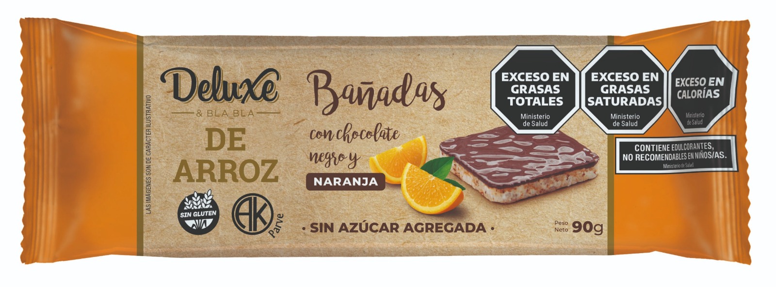 GALLETAS DELUXE CHOCOLATE Y NARANJA
