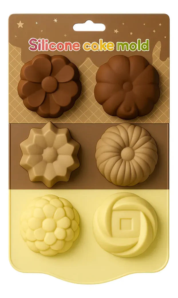 Molde de Silicona para Pasteles/Muffins