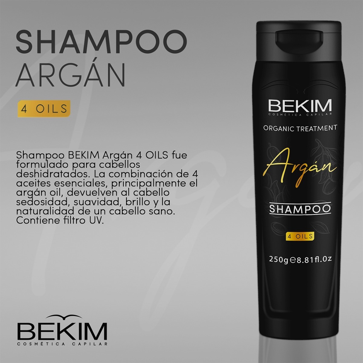 bekim argan shampoo 250g