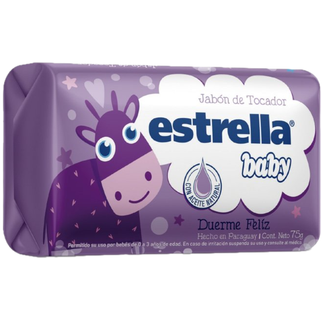 Jabon baby 75g duerme feliz Estrella (6)