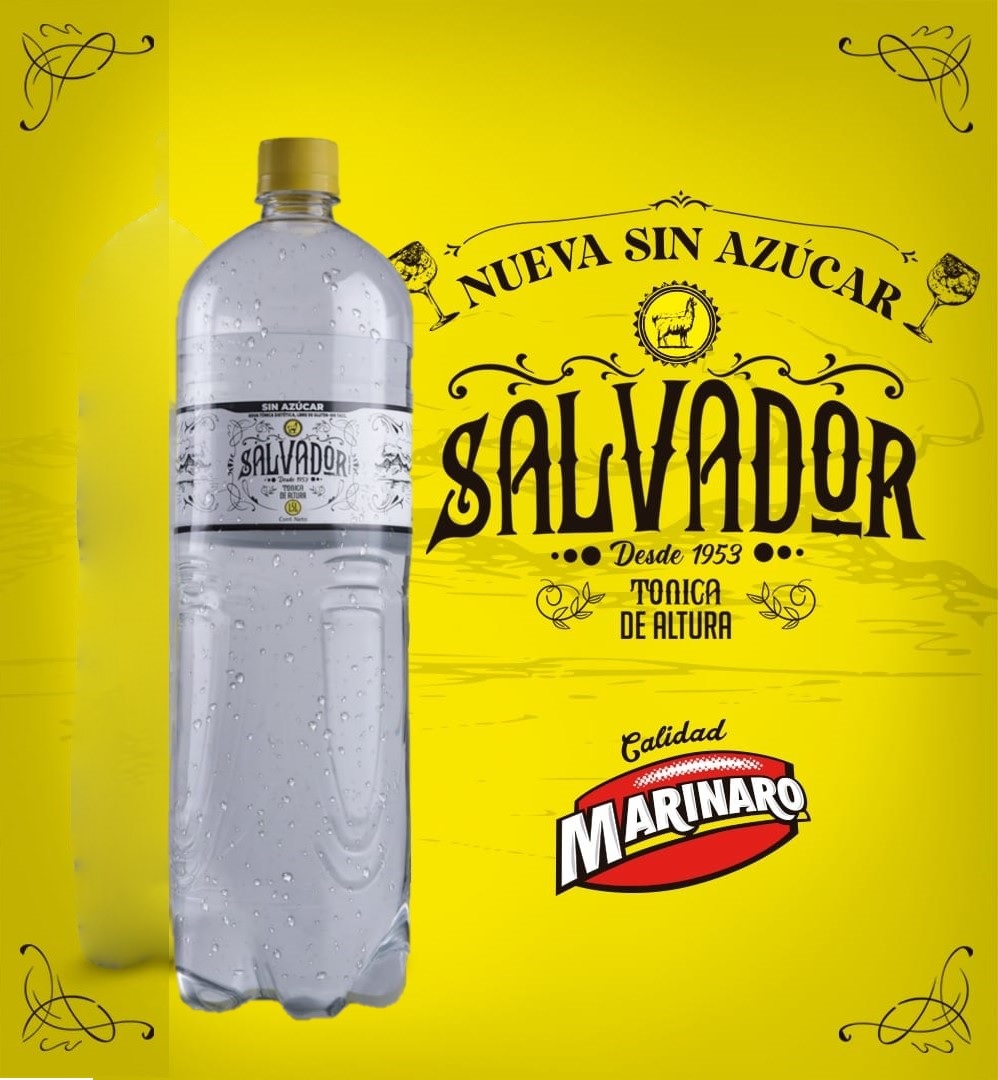 GASEOSA SALVADOR TONICA  SIN AZUCAR 1,5 L.