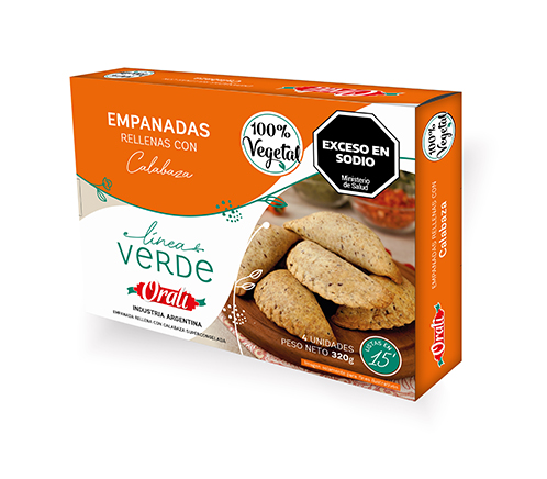 EMPANADAS DE CALABAZA X 4 UNID. ORALI