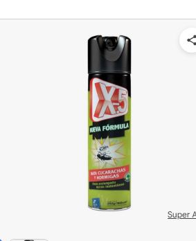 insecticida x5 cucaracha / hormigas 360cc aerosol