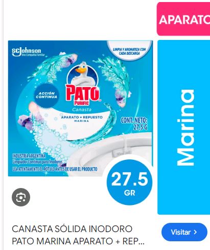 Canasta pato solida marina full 27.5 gr