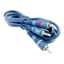 CA354M-CABLE MINI PLUG 3,5 A 2 RCA X 4 METROS (C3,5STX2RCA4)