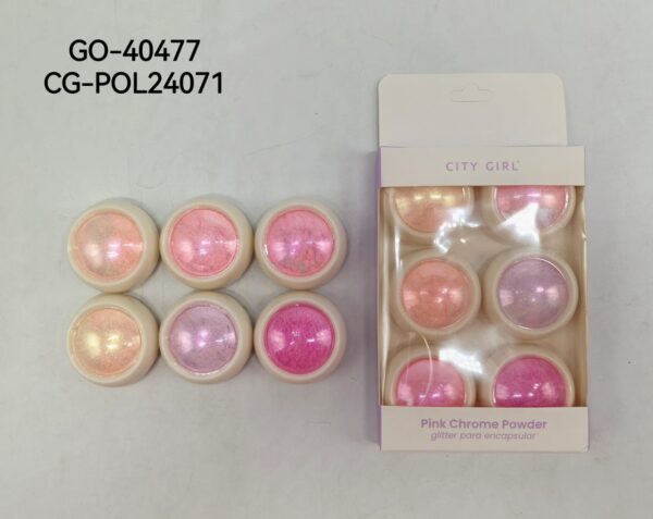 polvo aurora pink chrome powder