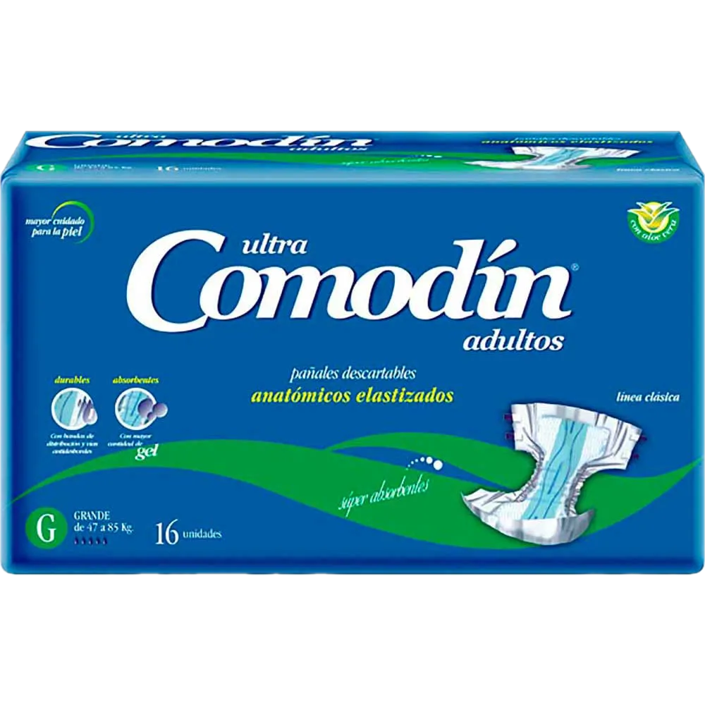 Pañal adulto anatomico G 16u Comodin (5)