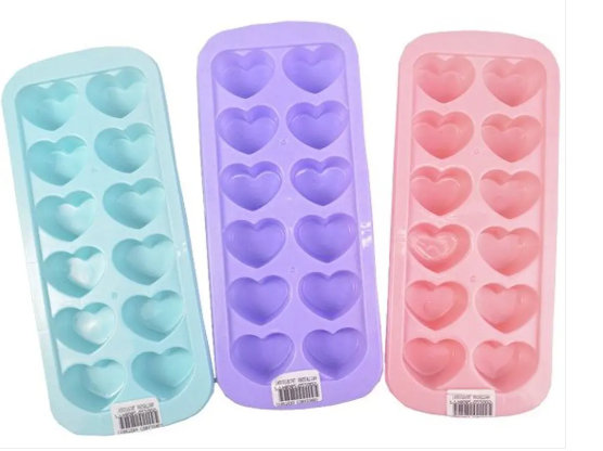 Cubetera de Plástico Corazon