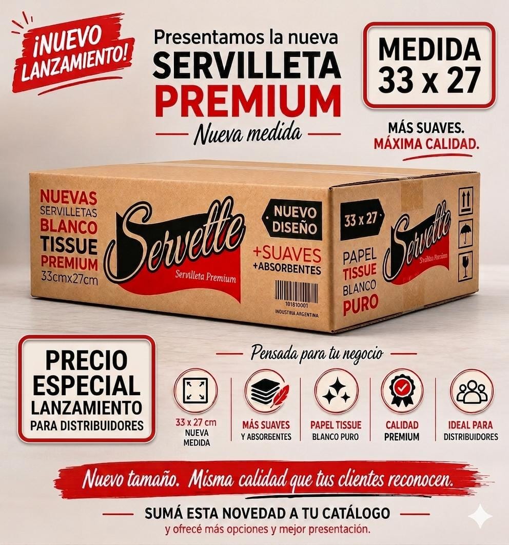 SERVILLETA SERVETTE 27X33 CM TISSUE