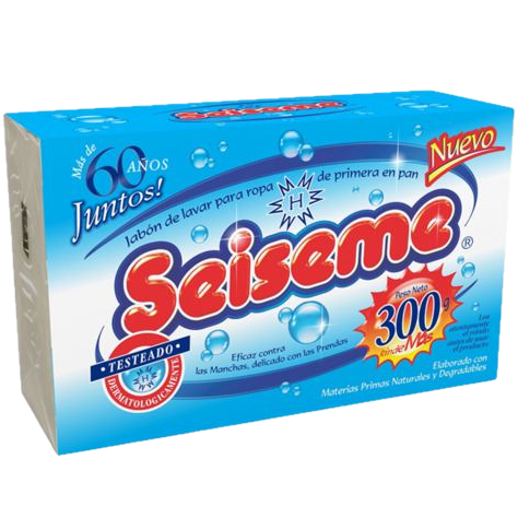Jabon en pan blanco 300g Seiseme (50)