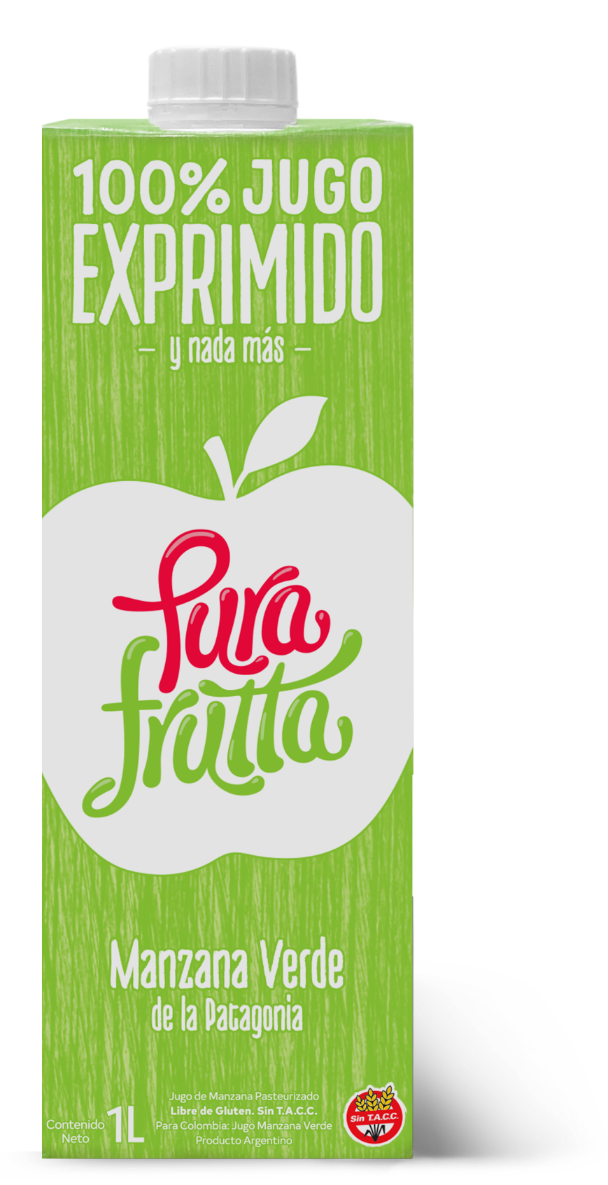 JUGO EXP. MANZANA VERDE x 1000 ML PURA FRUTTA