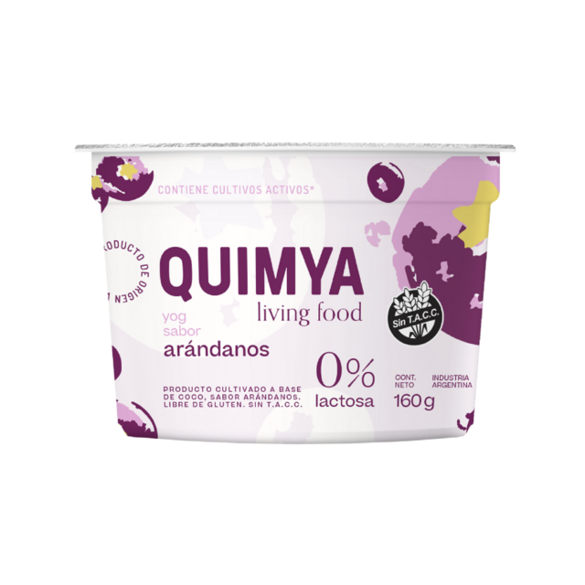 YOGURT DE COCO SABOR ARANDANOS QUIMYA