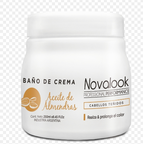 baño de crema aceite de almendras 250ml novalook