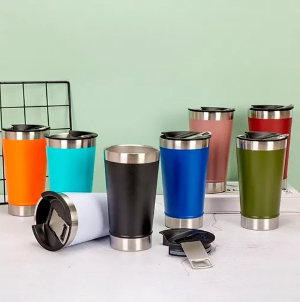 Vaso cervecero con destapador