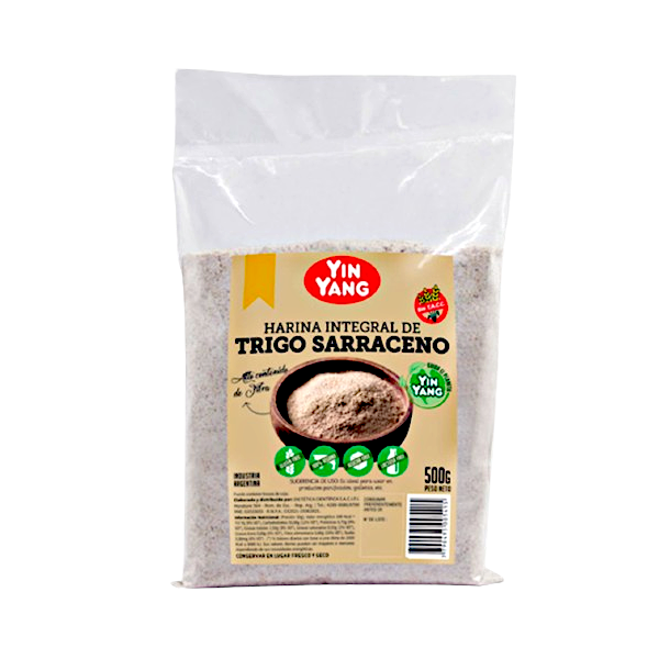 HARINA INT. DE TRIGO SARRACENO X 500 GRS YIN YANG