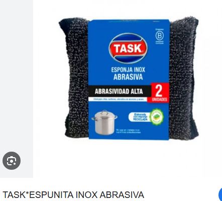 ESPONJA TASK SPUNITA INOXIDABLE ABRASIVA