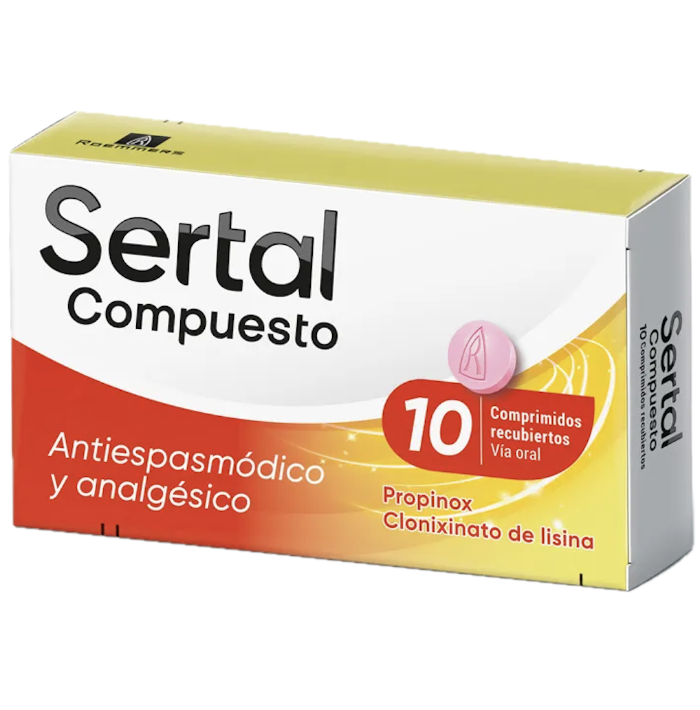 Antiespasmodico 1u compuesto Sertal (10)