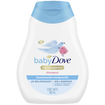 Shampoo baby 200ml humectacion enriquecida Dove (12)