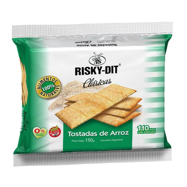 TOSTADAS CLASICAS X 150 GR RISKY DIST