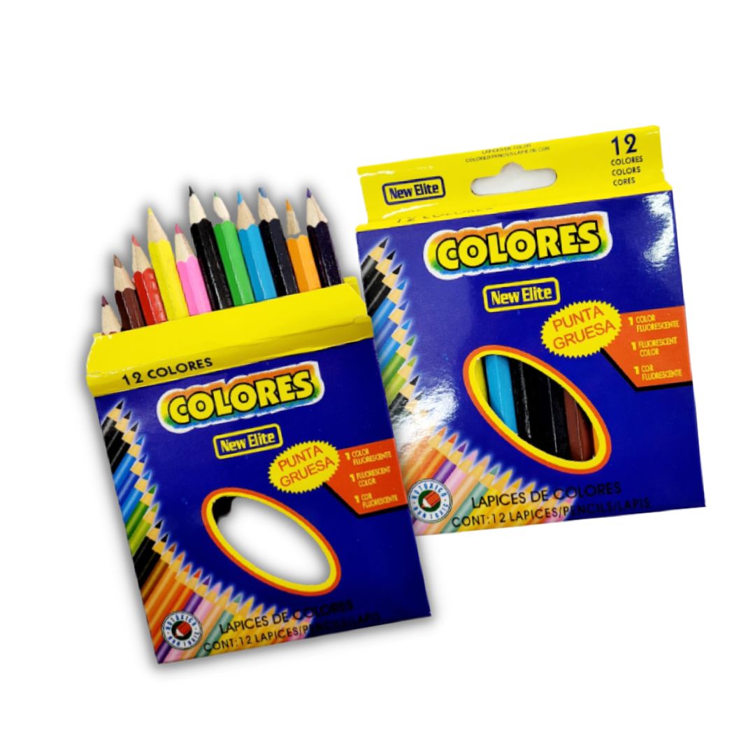 Kit lapices de colores cortos