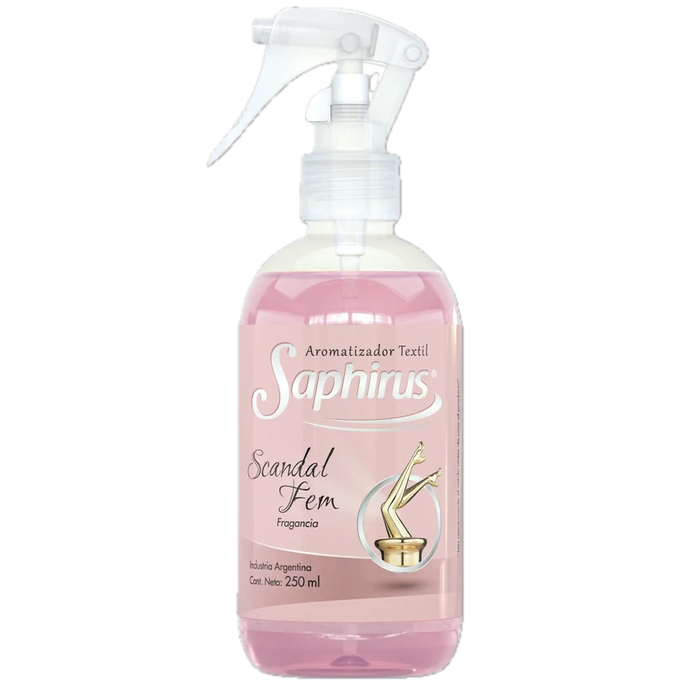 Aromatizador textil 250ml scandal fem Saphirus (12)