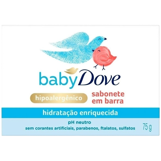 Jabon baby 75g humectacion enriquecida Dove (48)