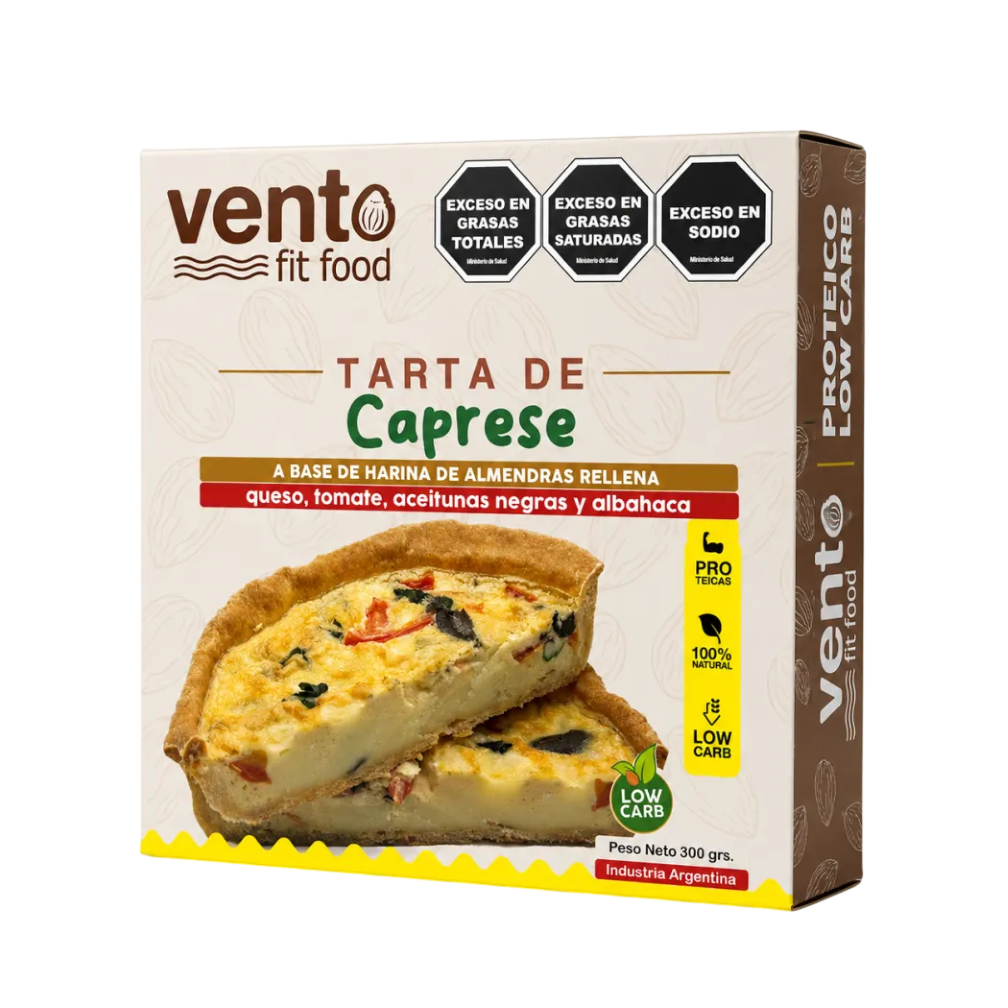 TARTA DE CAPRESSE KETO VENTO FIT