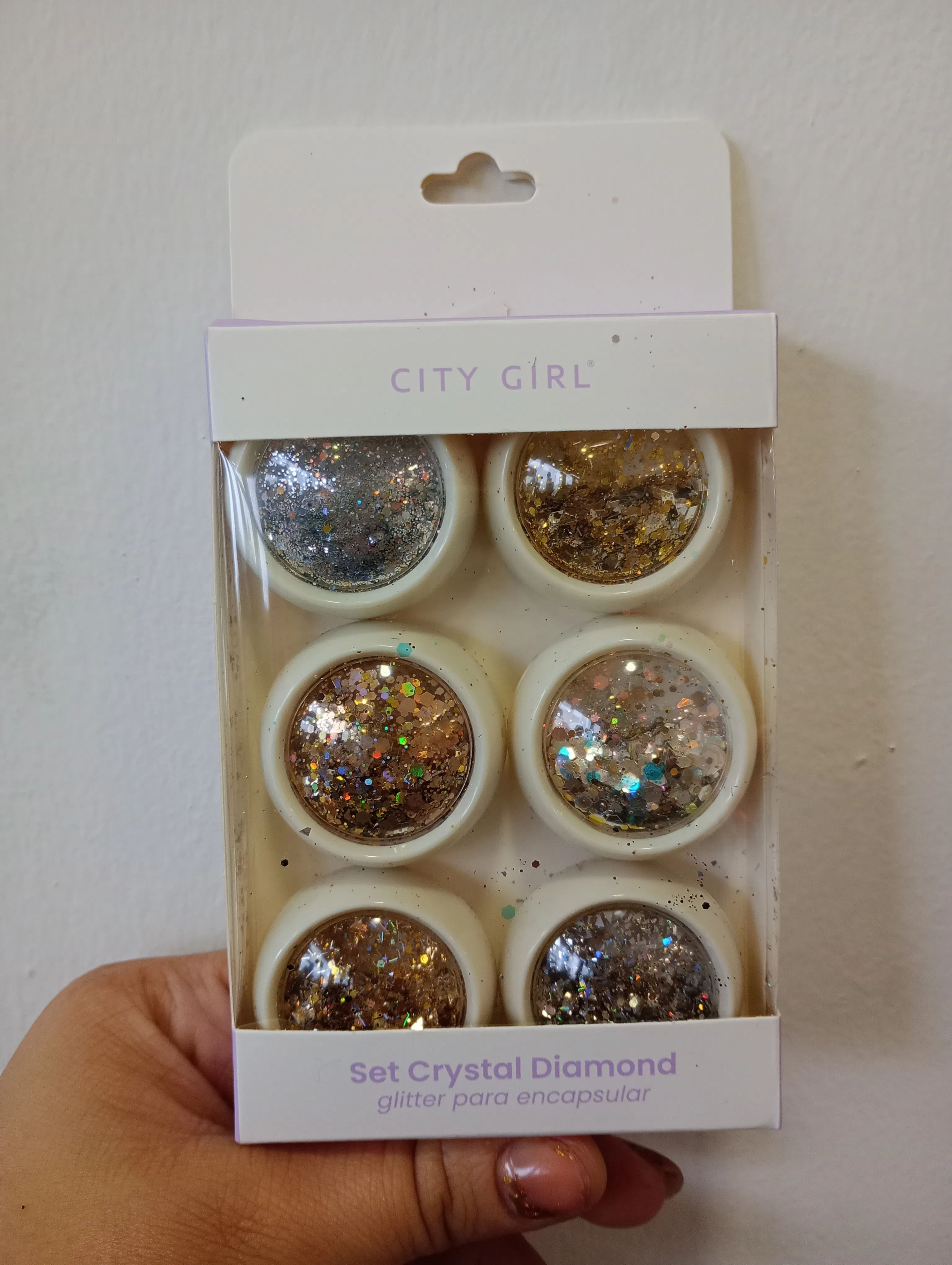 POLVO PARA DECORACION DE UÑAS CRISTAL GLITER