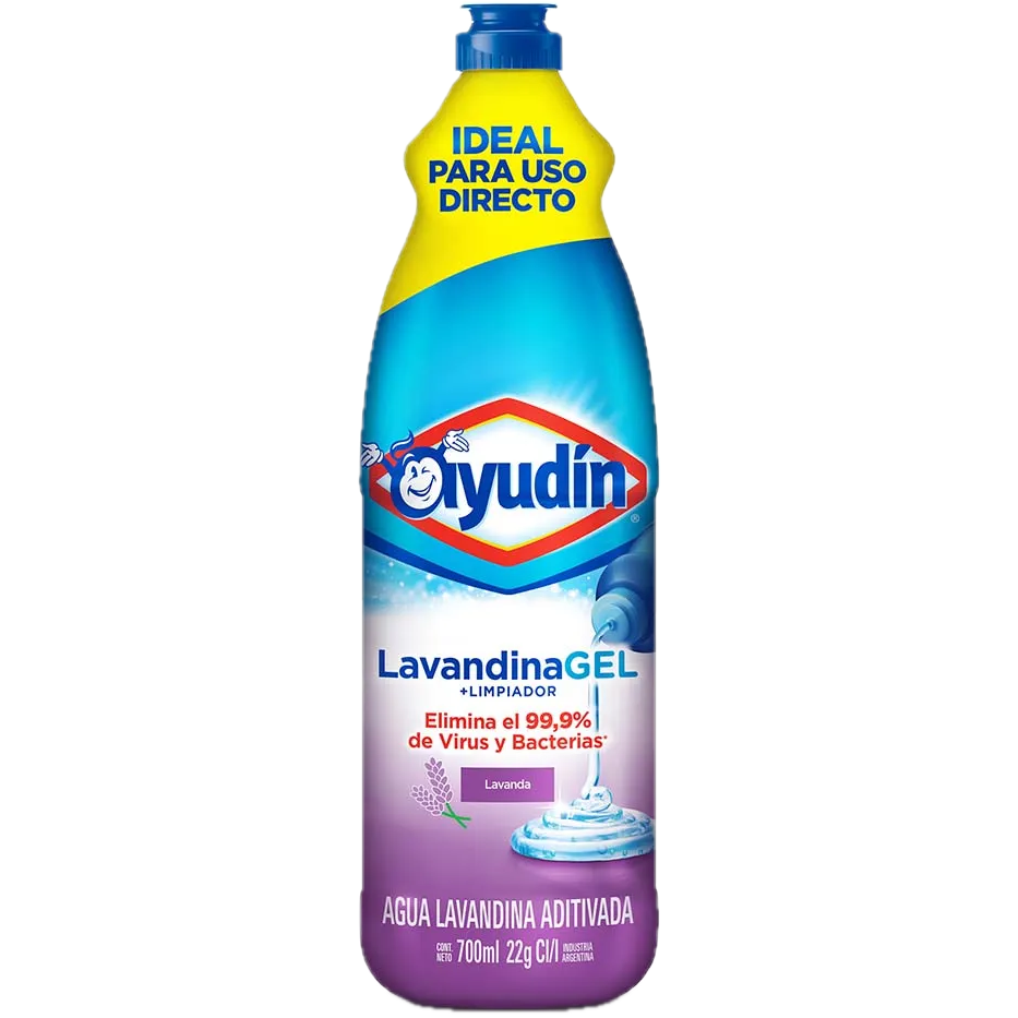 Lavandina gel 700ml lavanda Ayudin (15)